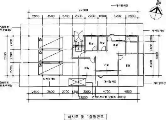 효창빌라 배치도 이미지